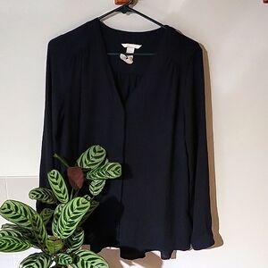 H&M Black long sleeved top